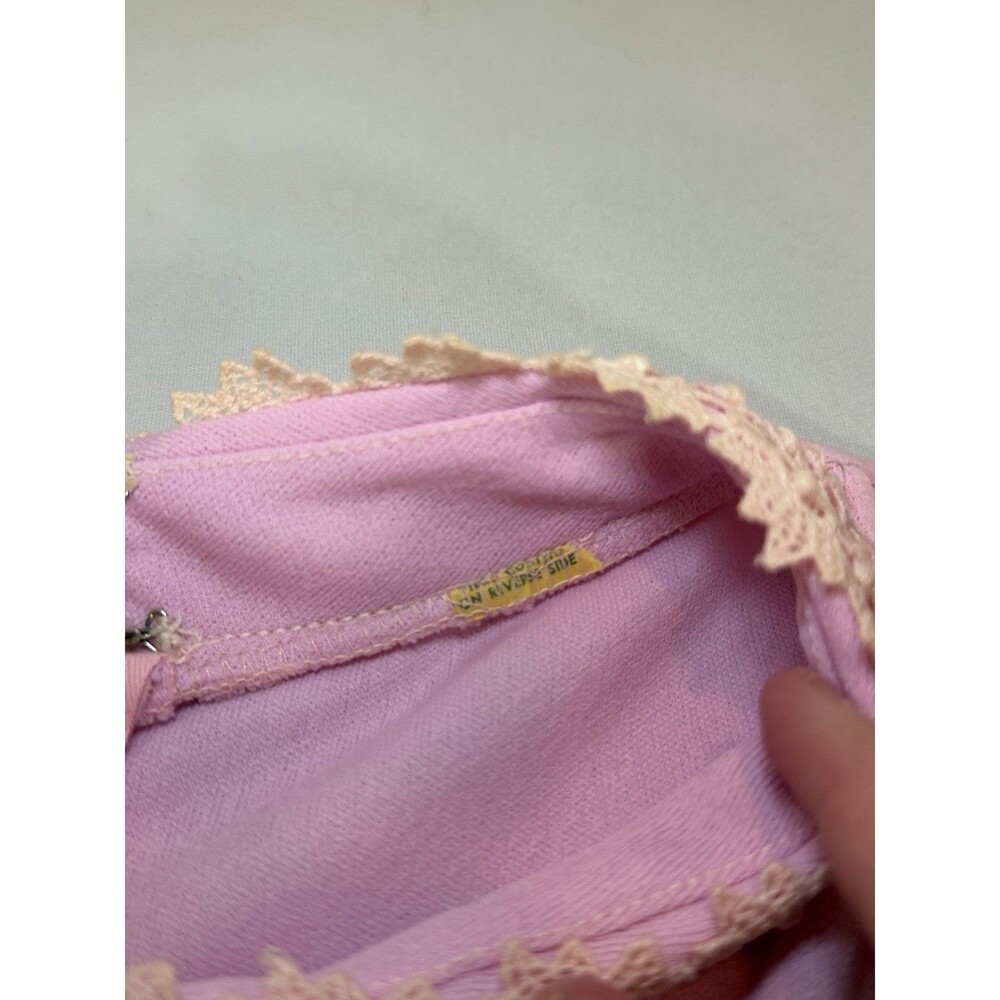 Vintage 1960s Alfred Werber Pink Coat Dress Set No Size Tag - Picture 9 of 16